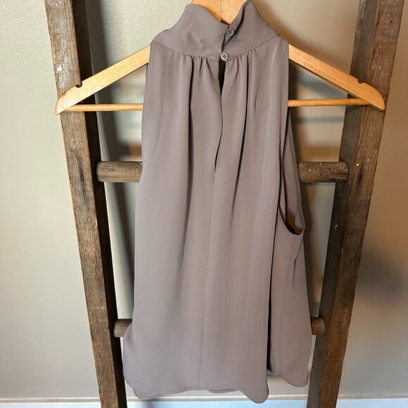 Taupe Babaton Sleeveless Blouse - Picture 4 of 4